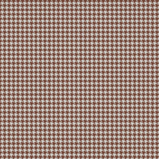Sherlock Houndstooth - Chestnut - RM Coco - Fabric by the Yard