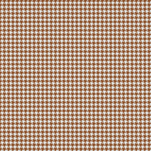 Sherlock Houndstooth - Copper - RM Coco - Fabric by the Yard