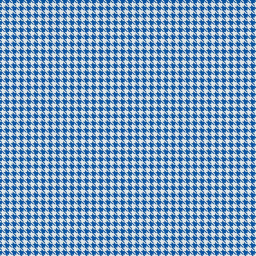 Sherlock Houndstooth - Sapphire - RM Coco - Fabric by the Yard
