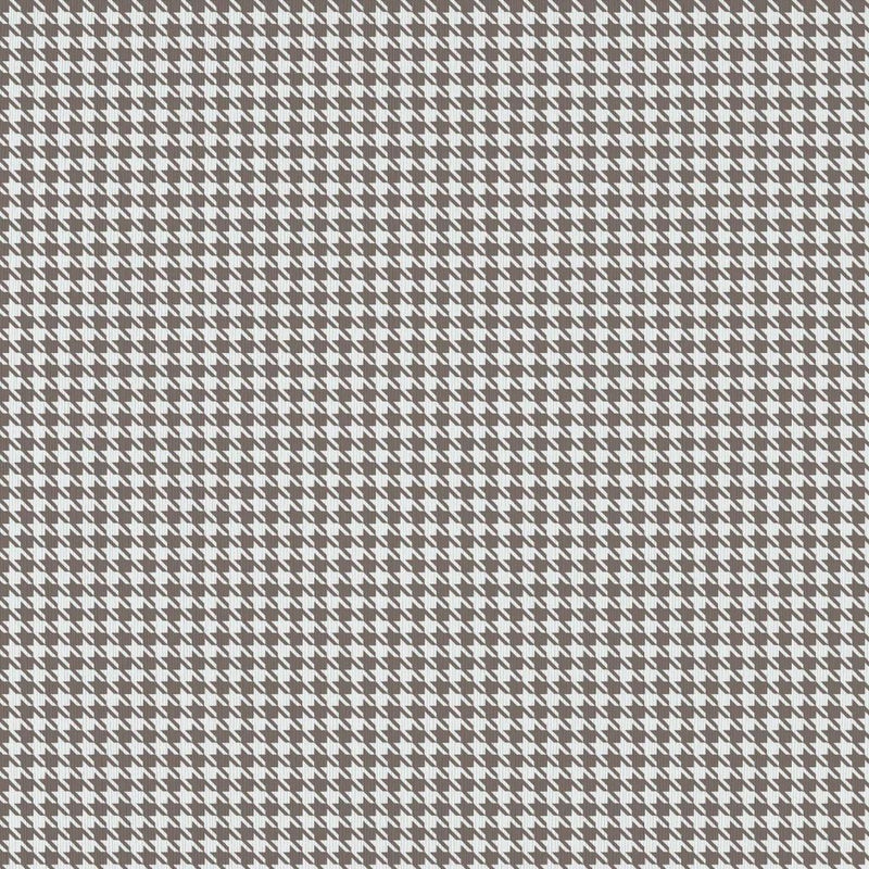 Sherlock Houndstooth - Sepia - RM Coco - Fabric by the Yard