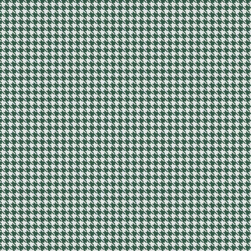 Sherlock Houndstooth - Emerald - RM Coco - Fabric by the Yard