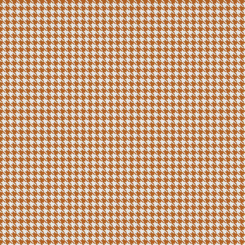 Sherlock Houndstooth - Cinnabar - RM Coco - Fabric by the Yard