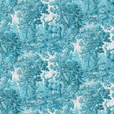 Staghorn Toile - Aegean - RM Coco - Fabric by the Yard
