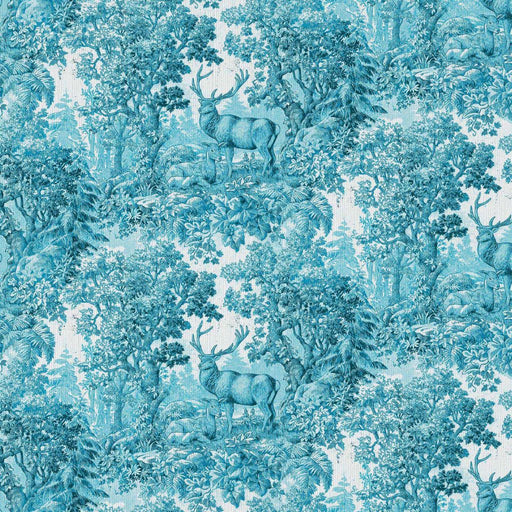 Staghorn Toile - Aegean - RM Coco - Fabric by the Yard