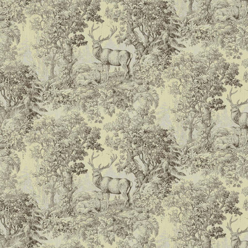 Staghorn Toile - Butter - RM Coco - Fabric by the Yard