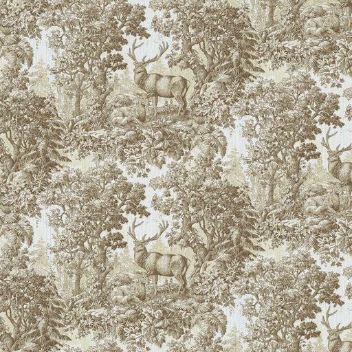 Staghorn Toile - Linen - RM Coco - Fabric by the Yard