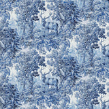 Staghorn Toile - Sapphire - RM Coco - Fabric by the Yard
