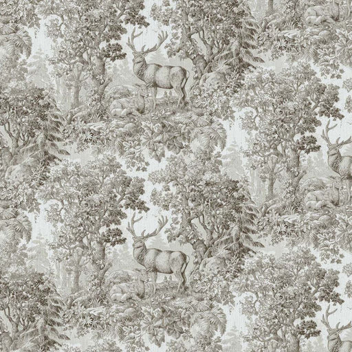 Staghorn Toile - Greige - RM Coco - Fabric by the Yard