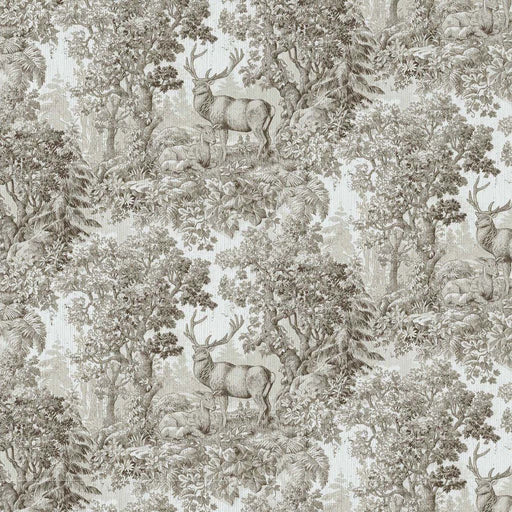Staghorn Toile - Sepia - RM Coco - Fabric by the Yard