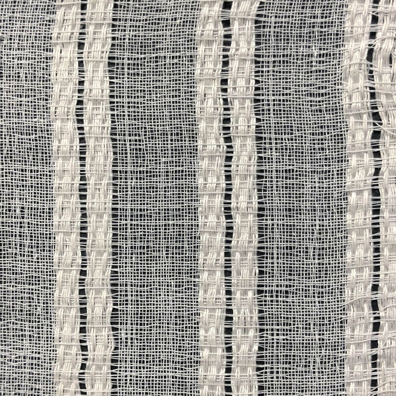 Between The Lines Wide-Width Sheer - Alabaster - RM Coco - Fabric by the Yard