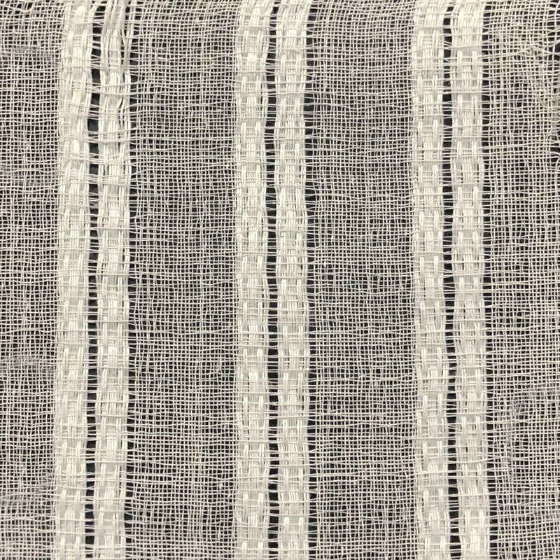 Between The Lines Wide-Width Sheer - Chalk - RM Coco - Fabric by the Yard