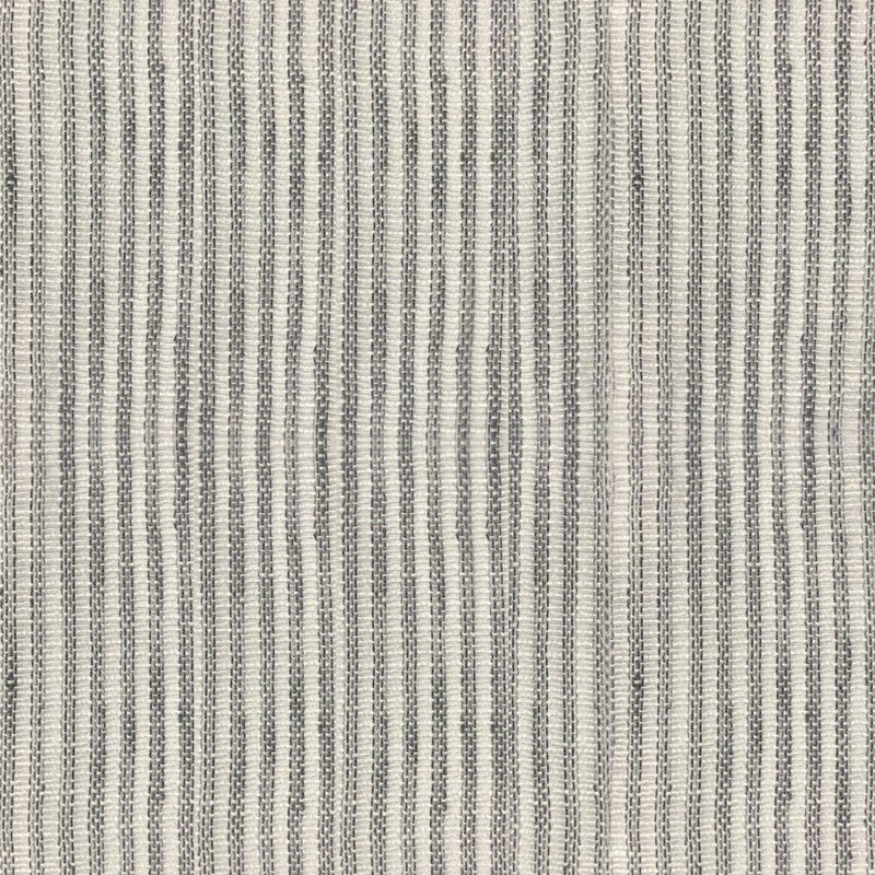 Petite Pinstripe Wide-Width Sheer - Silver Oak - RM Coco - Fabric by the Yard