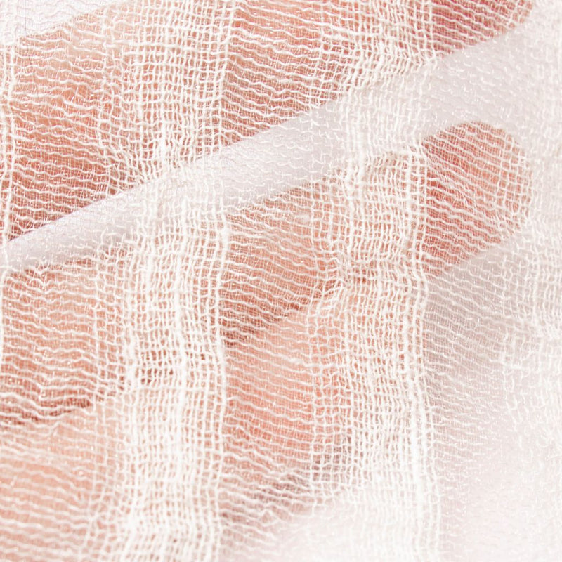 Painterly Stripe Wide-Width Sheer - Frost - RM Coco - Fabric by the Yard