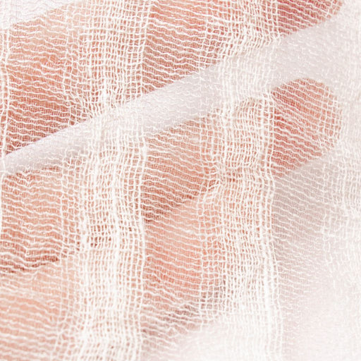 Painterly Stripe Wide-Width Sheer - Frost - RM Coco - Fabric by the Yard