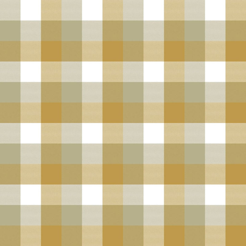 Alsace Check - Goldenrod - RM Coco - Fabric by the Yard