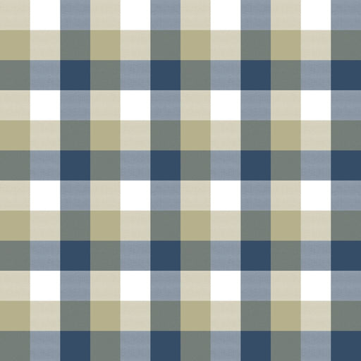 Alsace Check - Sapphire - RM Coco - Fabric by the Yard