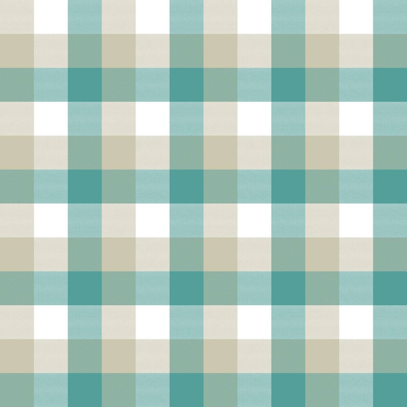 Alsace Check - Sea Glass - RM Coco - Fabric by the Yard