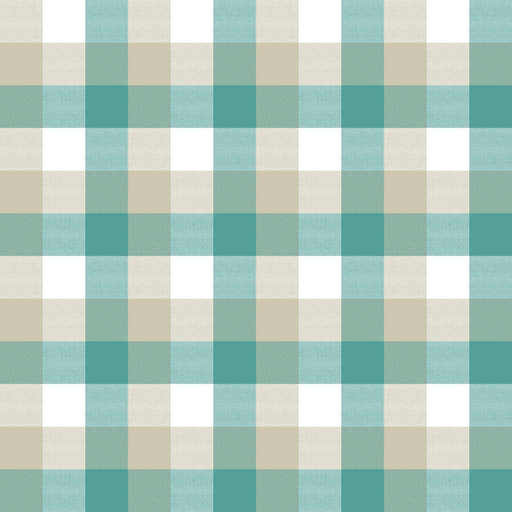 Alsace Check - Sea Glass - RM Coco - Fabric by the Yard