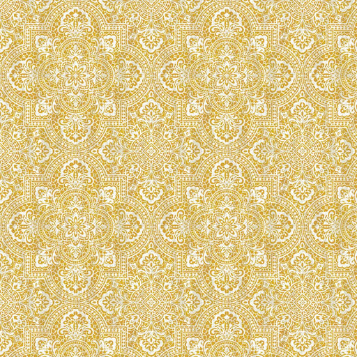 Alsace Damask - Goldenrod - RM Coco - Fabric by the Yard