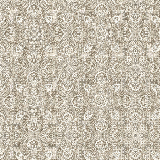 Alsace Damask - Sandstone - RM Coco - Fabric by the Yard