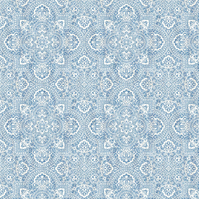Alsace Damask - Horizon - RM Coco - Fabric by the Yard