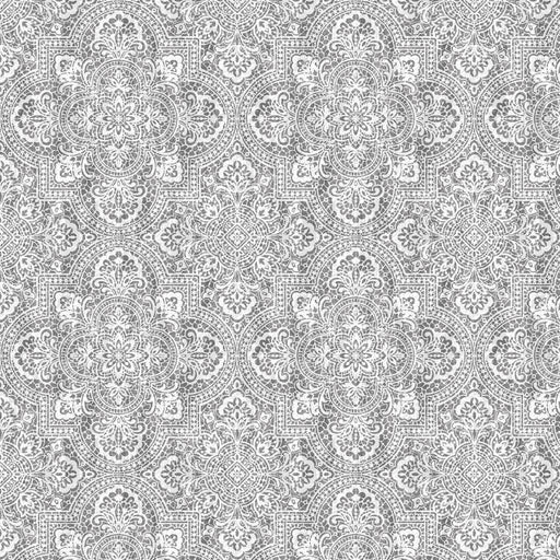 Alsace Damask - Smoke - RM Coco - Fabric by the Yard