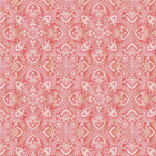 Alsace Damask - Strawberry - RM Coco - Fabric by the Yard