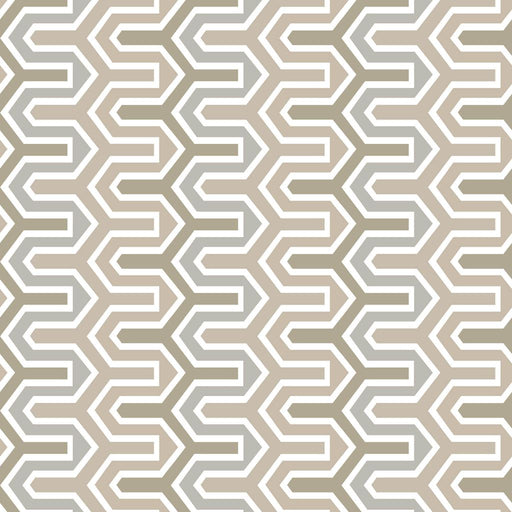Rickety Rac Stripe - Angora - RM Coco - Fabric by the Yard