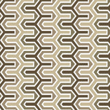 Rickety Rac Stripe - CafÃ© au Lait - RM Coco - Fabric by the Yard