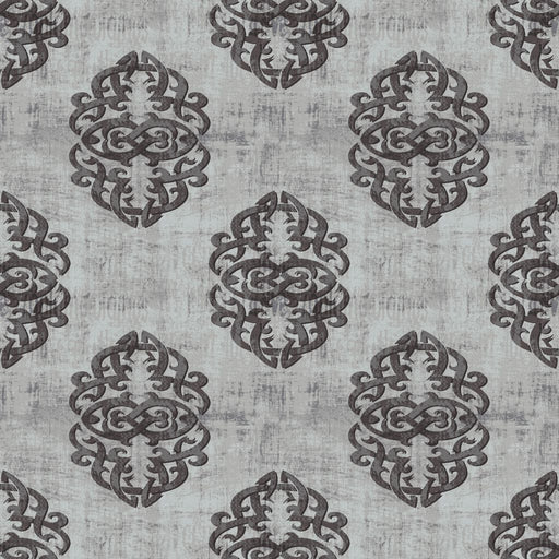 Guinevere Damask - Charcoal - RM Coco - Fabric by the Yard