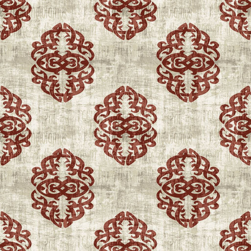 Guinevere Damask - Scarlet - RM Coco - Fabric by the Yard