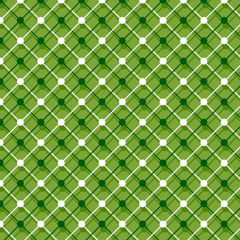 Illusion Trellis - Clover - RM Coco - Fabric by the Yard