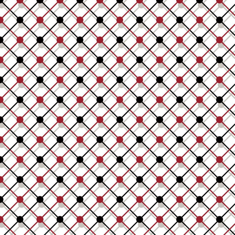Illusion Trellis - Queen of Hearts - RM Coco - Fabric by the Yard