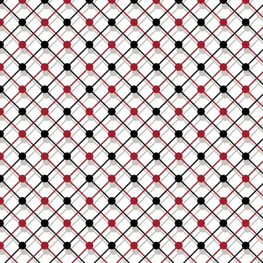 Illusion Trellis - Queen of Hearts - RM Coco - Fabric by the Yard