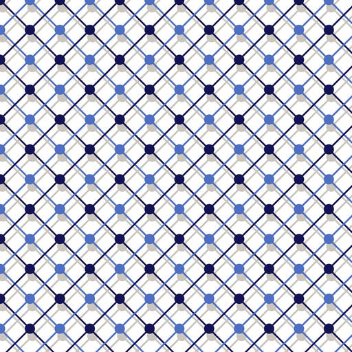 Illusion Trellis - Nautical - RM Coco - Fabric by the Yard