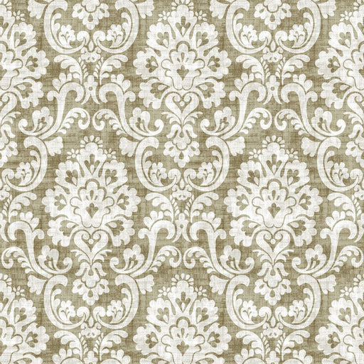 Frescato Damask Reversal - Linen - RM Coco - Fabric by the Yard
