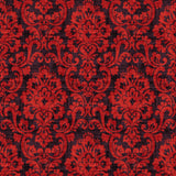 Frescato Damask Reversal - Purple Flame - RM Coco - Fabric by the Yard