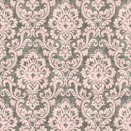 Frescato Damask Reversal - Rose Dust - RM Coco - Fabric by the Yard