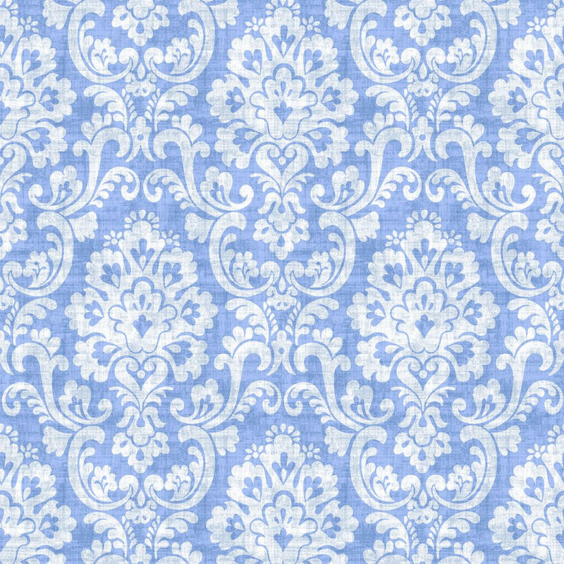 Frescato Damask Reversal - Stardust - RM Coco - Fabric by the Yard