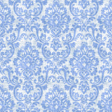 Frescato Damask - French Blue - RM Coco - Fabric by the Yard