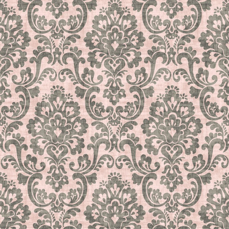 Frescato Damask - Pink Flannel - RM Coco - Fabric by the Yard