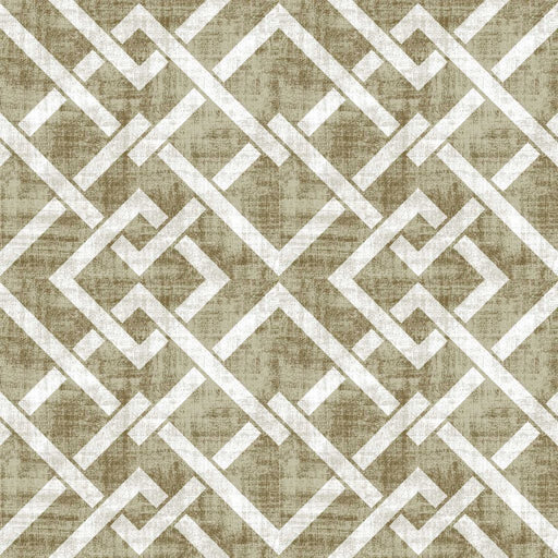 Frescato Trellis Reversal - Linen - RM Coco - Fabric by the Yard