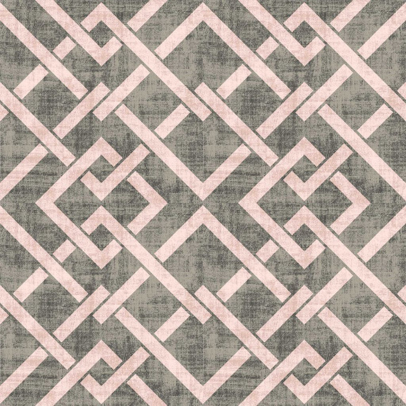Frescato Trellis Reversal - Rose Dust - RM Coco - Fabric by the Yard