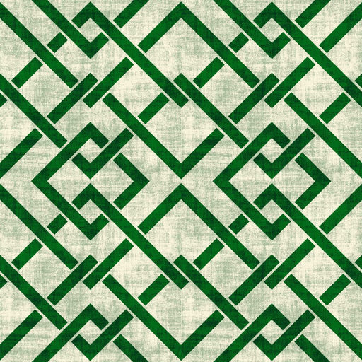 Frescato Trellis - Evergreen - RM Coco - Fabric by the Yard