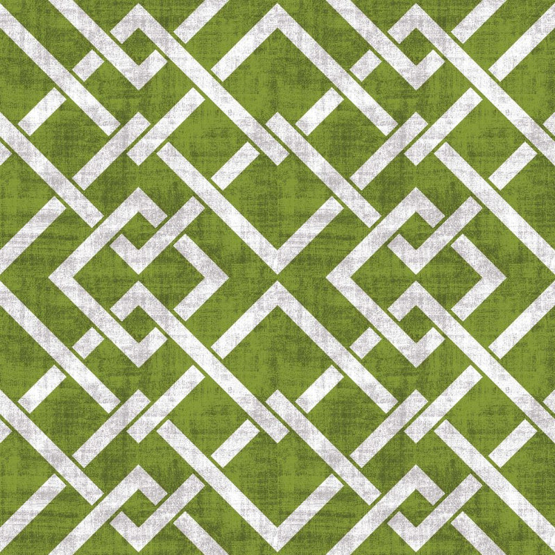 Frescato Trellis Reversal - Wasabi - RM Coco - Fabric by the Yard