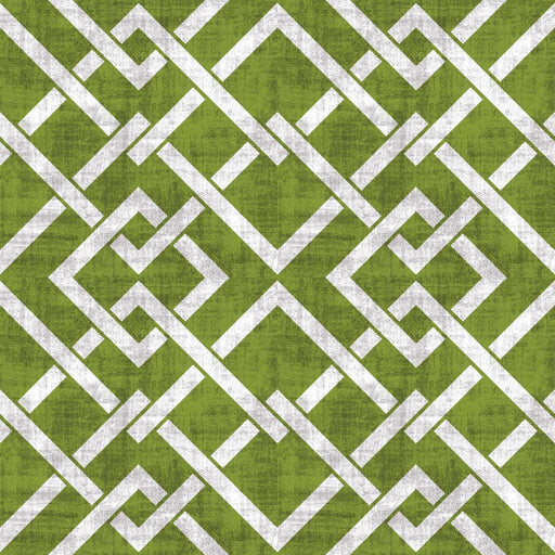 Frescato Trellis Reversal - Wasabi - RM Coco - Fabric by the Yard
