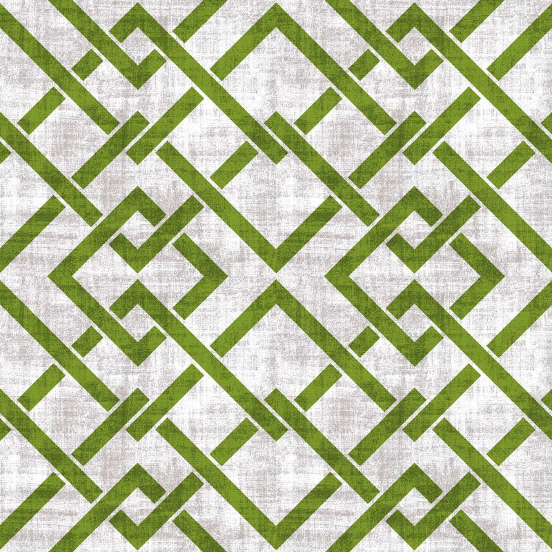 Frescato Trellis - Lemongrass - RM Coco - Fabric by the Yard