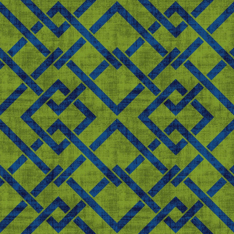 Frescato Trellis - Mermaid - RM Coco - Fabric by the Yard