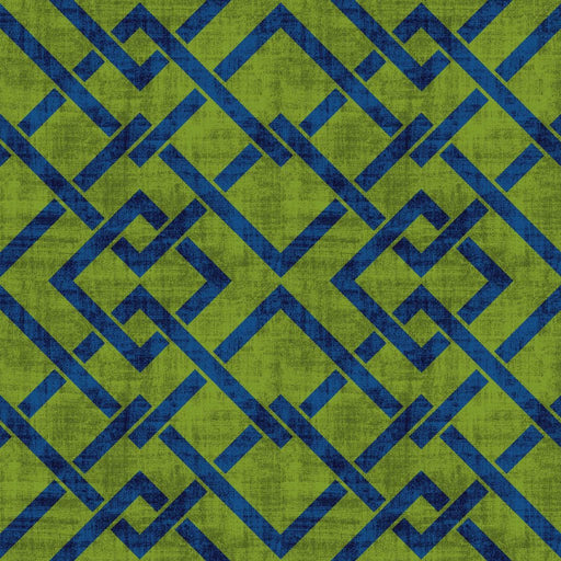 Frescato Trellis - Mermaid - RM Coco - Fabric by the Yard