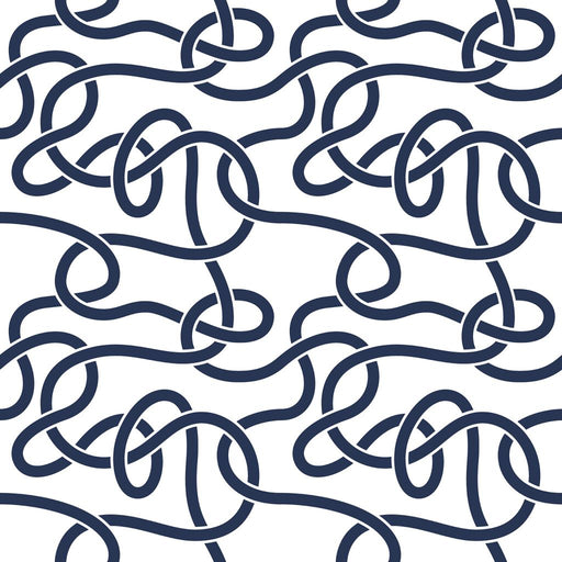 Noodle Doodle - Sapphire - RM Coco - Fabric by the Yard